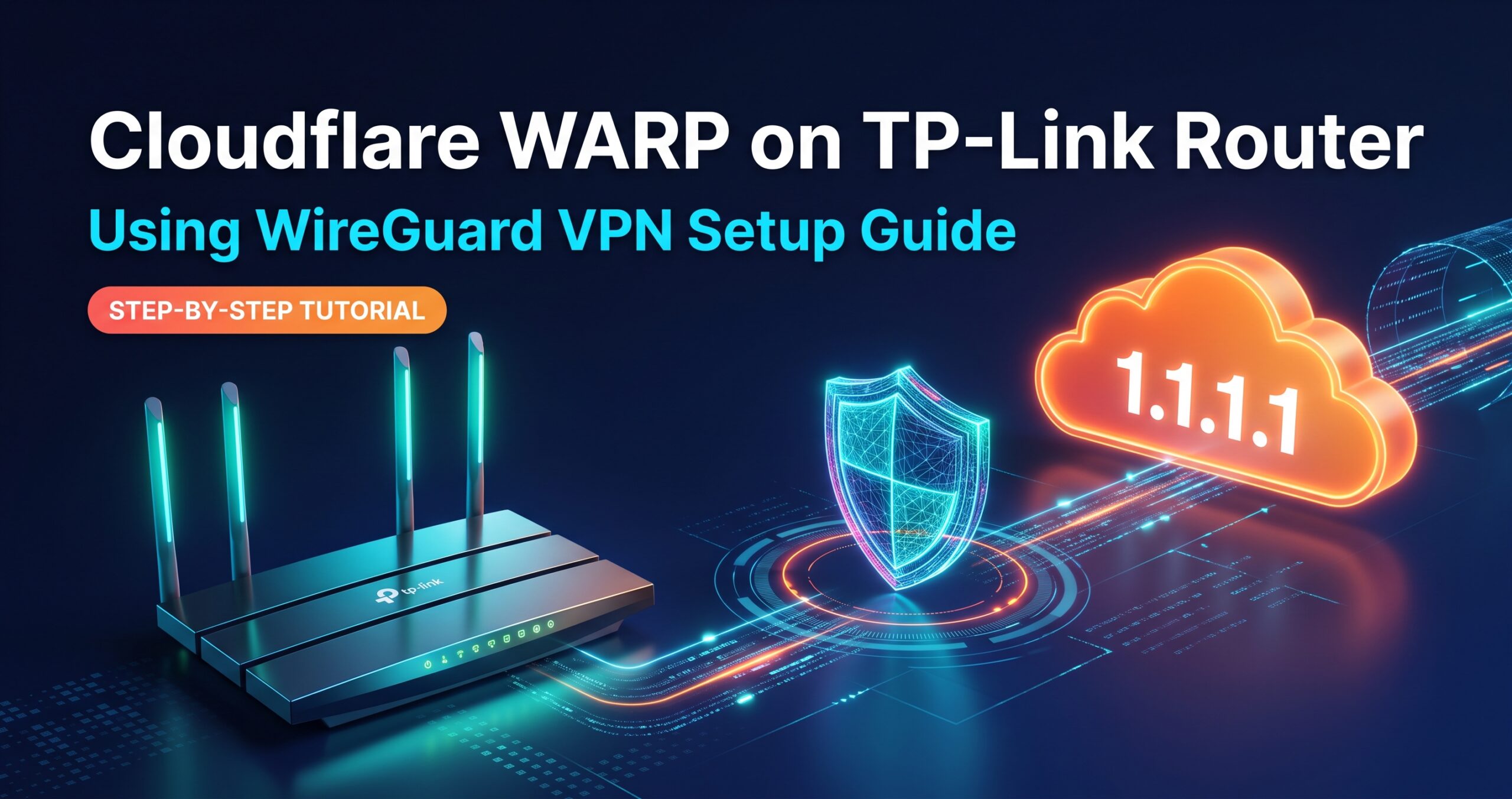 How to Use Cloudflare 1.1.1.1 WARP VPN on a TP-Link Router Using WireGuard